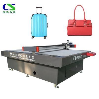 CNC Automatic Rexine Leather Cutting Machine for Luggage, Decoration Industry