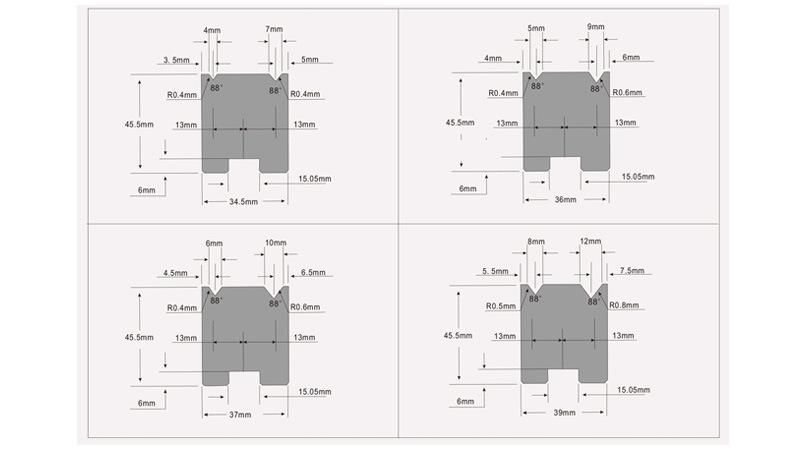 Low Noise Control System Delem Four-Axis Plate Bending Machine