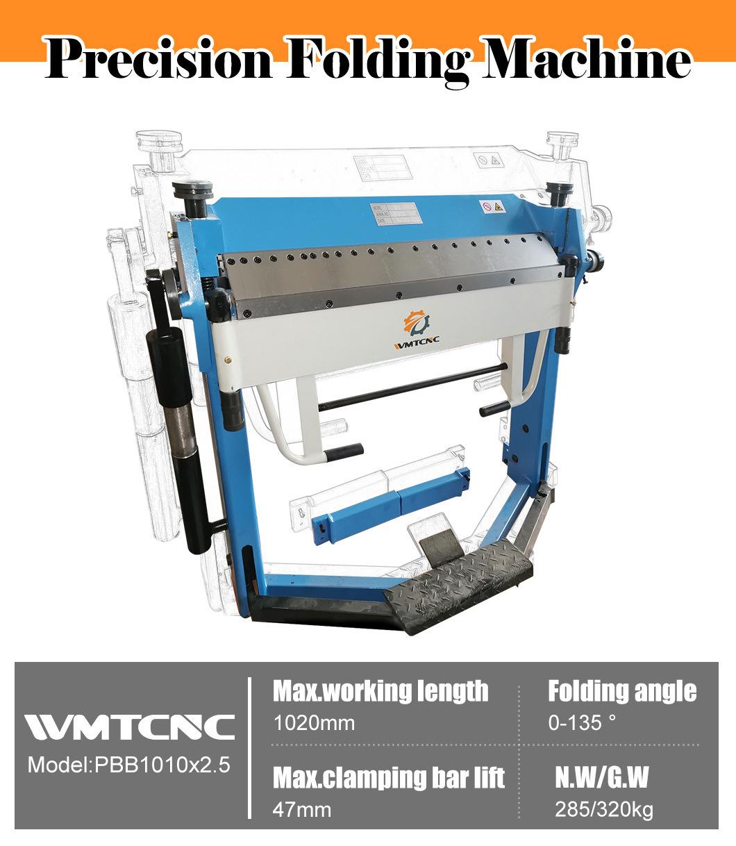 PBB 1020/2.5 Hot Sale Manual Folding Machine