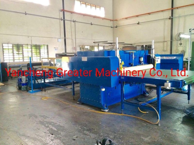 Double Conveyor Belt Automatic Feeding Cutting Machine/Car Carpet Automatic Cutting Machine