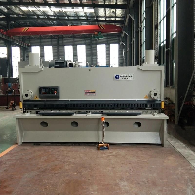 Thick Plate 12mm Hydraulic Automatic CNC Guillotine Sheet Metal Shear