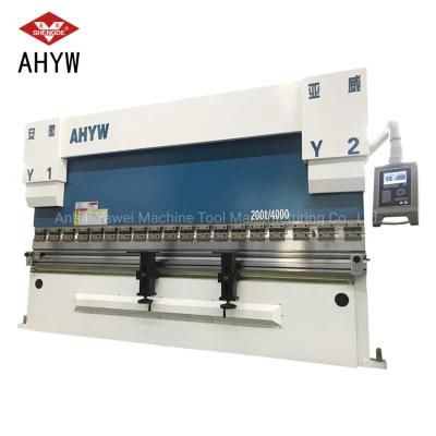 4 Axis 200t 4000mm CNC Hydraulic Metal Bending Machine
