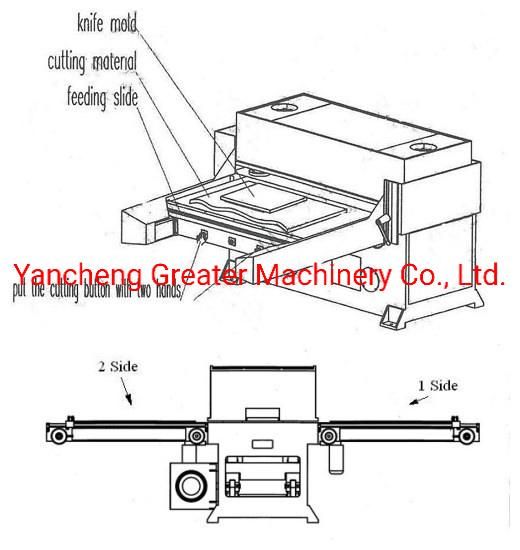 60t Automatic Feeding Precision 4-Column Hydraulic Plane Cutting Machine (XCLP3-60)