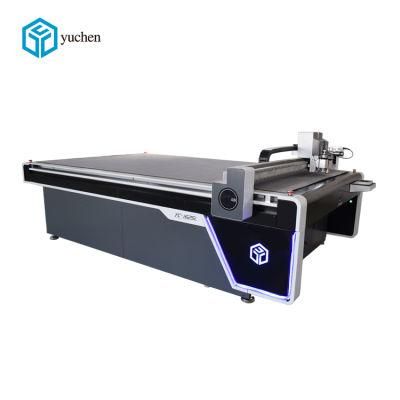 Best Selling Automatic Tablecloth CNC Cutting Machine for PVC Soft Glass Fabric Material