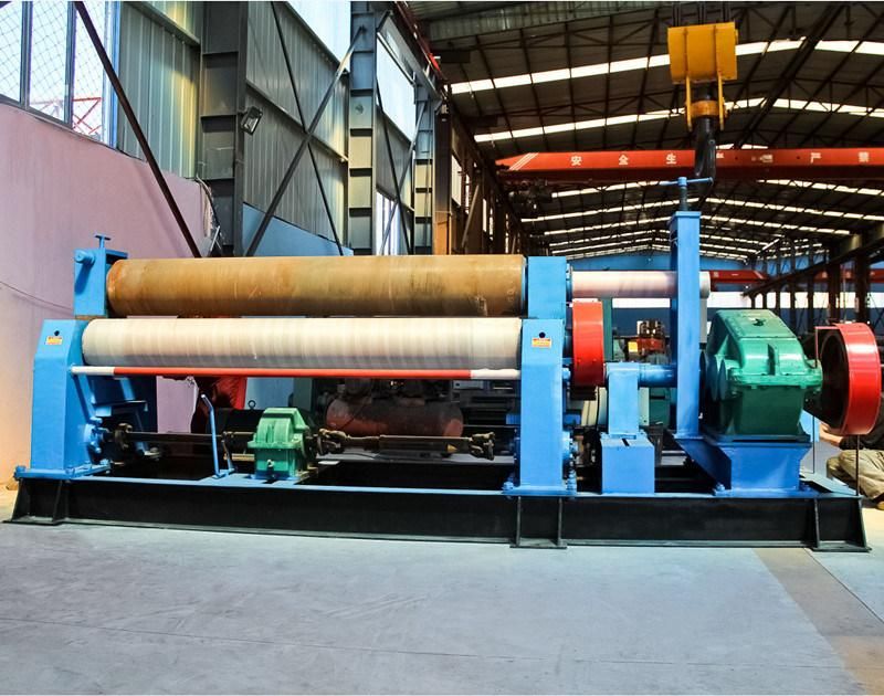 Mechanical Type 3 Roller Machine Carbon Steel Plate Rolling Bending Forming Machine