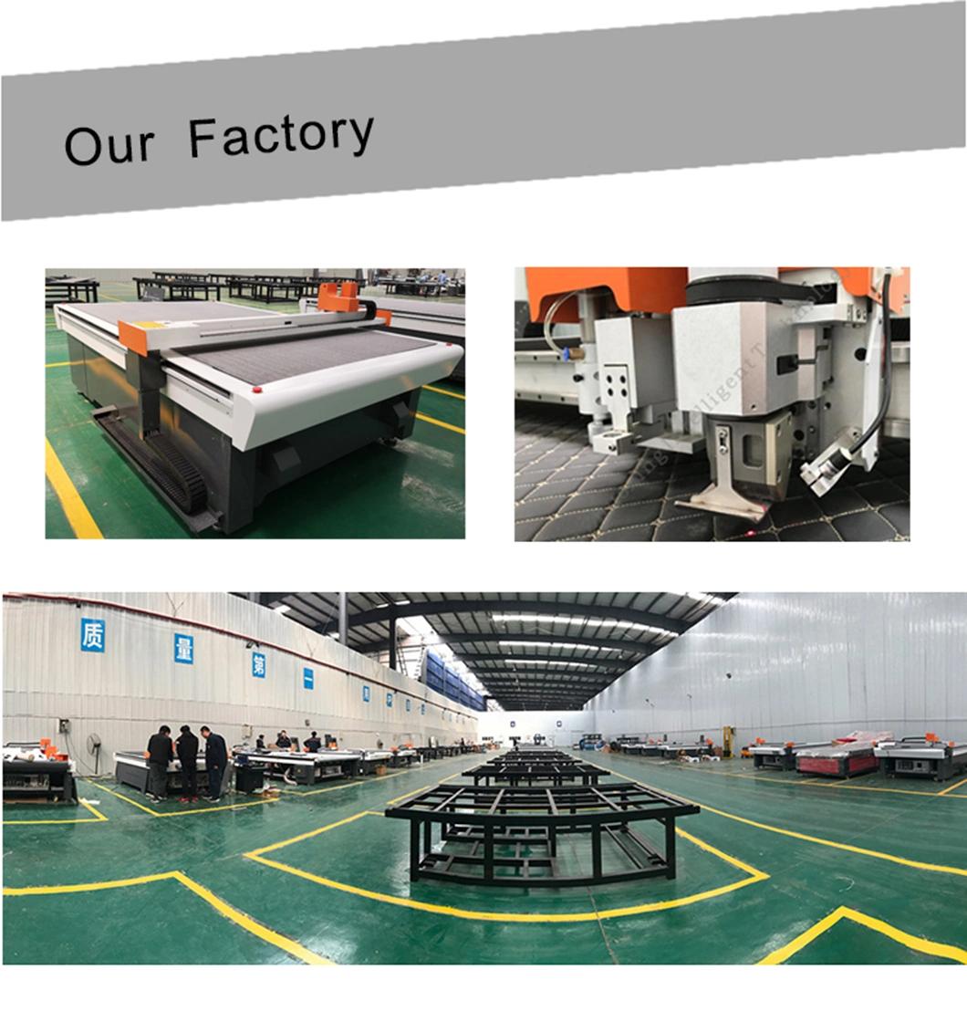 Multilayer Dress Shirt Cutting Machine Oscillating Knife Cutter