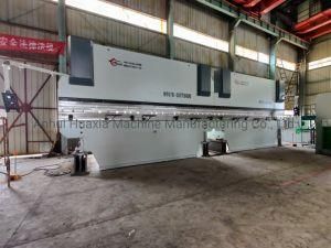 Nc Hydraulic Folding Machine Two Sets Press Brake Pole Making Machine