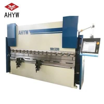CNC Hydraulic Press Brake (YWB-100T/3200) with Da66t Control System