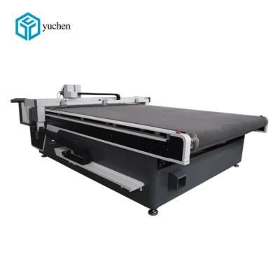 Soft Material CNC PVC Crystal Plate Tablecloth Cutting Machine by Vibrating Knife