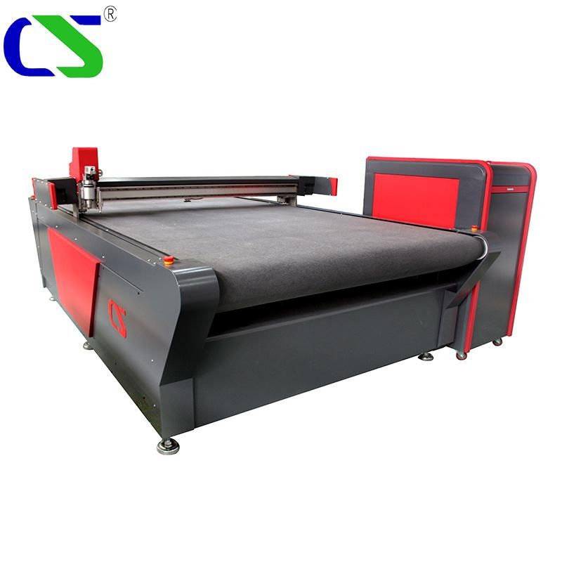 CNC Cutter Fabric Natural Leather Genuine Skin Furniture Oscillating Knife Cutting Machine