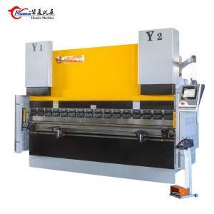 CNC Hydraulic Press Brake Machine Da53t Wd67K-125t/2500 with Crowning Device Protection Device