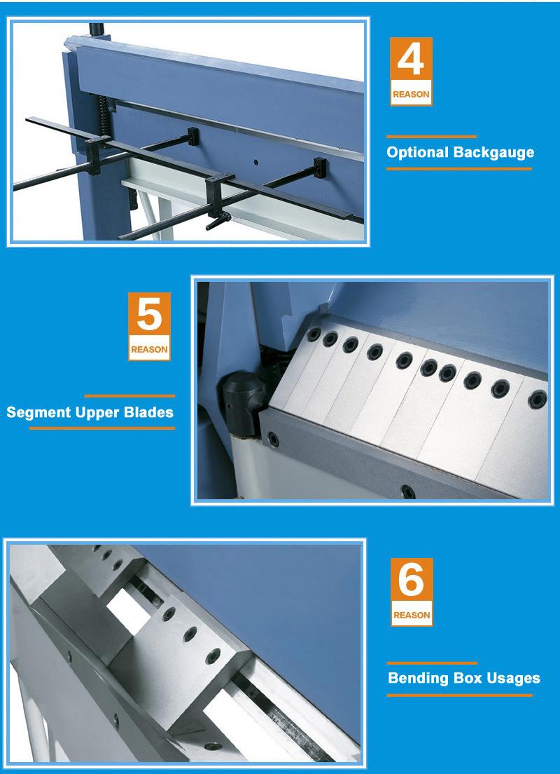 Manual Metal Folding Machine (Sheet Metal Bender PBB1020/2.5 PBB1270/2 PBB1520/1.5)