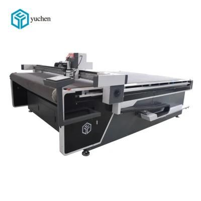 China Hot Sale Automatic Soft Glass Tablecloth Cutting Machine with High Presicion