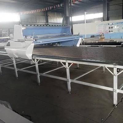 Auto Knit Fabric Spreader Cloth Roll Multi Layer Textile Cutting Machine