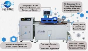 Steel Rule Fully Auto Bender/Bending Machine ZY-320B with Broaching Broach/Die Board Laser Cutting Machine