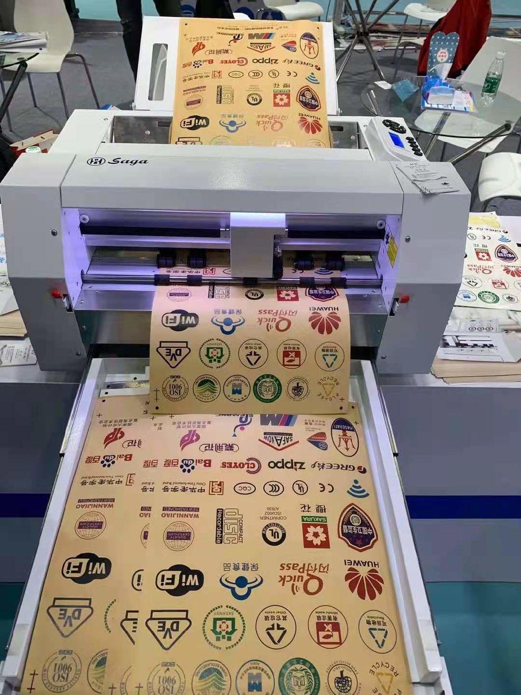 Automatic Sheet to Sheet CCD Camera Vinyl Die Cutter for Cutting Sticker Papers