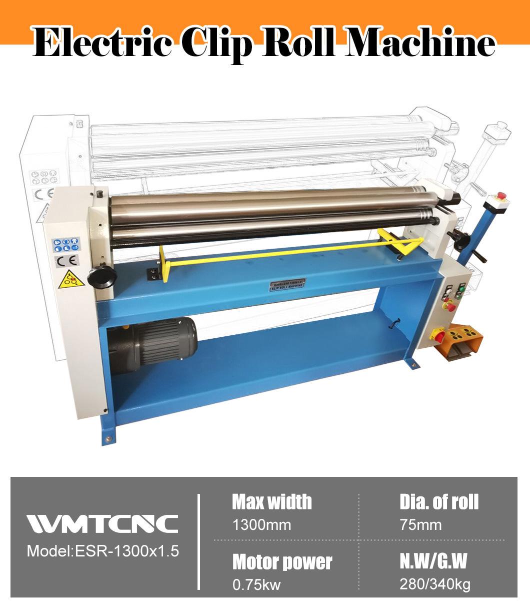 ESR1300*1.5 Electric Clip Roll Machine for metal bending