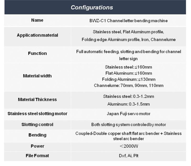 Strong Function Channel Letter Bending Machine for Stainless Steel Aluminum Metal Letter Bender
