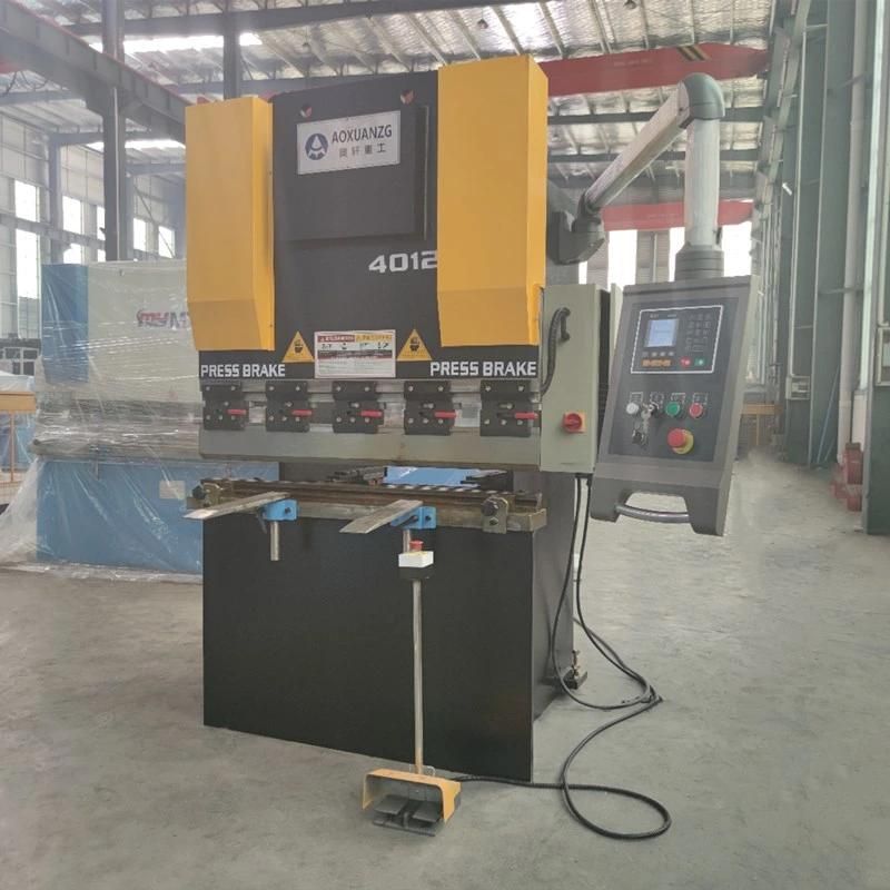 Small Press Brake Digital Display Cheap Press Brake Machine 40t 1200 Equipped with E21 Press Brake Controller Easy Operation