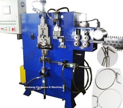 Automatic Hydraulic 3D Metal Twisted Round Ring Making Machine