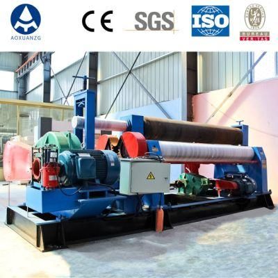 Mechanical Type 3 Roller Machine Carbon Steel Plate Rolling Bending Forming Machine