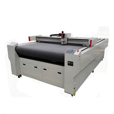 Automatic CCD Camera Visual System Oscillating/Vibrate Knife Cutting Polyethylene, CNC Router Machine