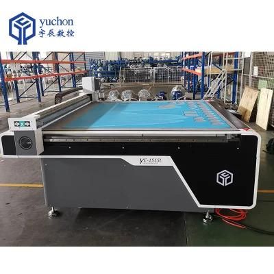 Yuchen CNC Vibrating Knife Cutting Machine for Leather Seat Leather Leather Strip