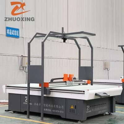 Automatic CNC Cutting Machine for Leather Shoes and Bags with Oscillating Knife