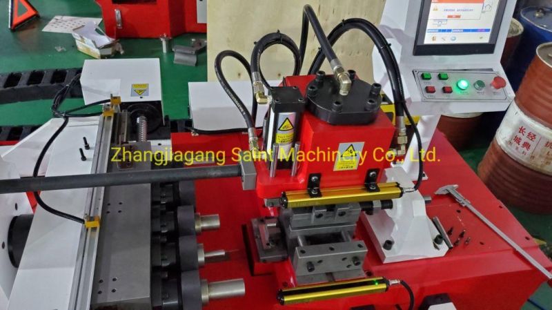 CNC Automatic Straight Punching Three-Station Tube End Forming Copper Processing (TM60-5)