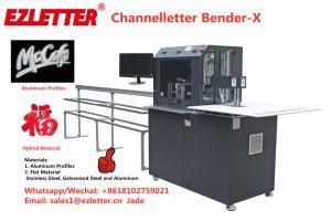 High Accurate CNC Thick Aluminum Profiles and Coils Channel Letter Bending Machine for 3D Letter Bender (EZBender-X)