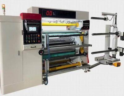 High Quality Horizontal Type High Speed Plastic Roll Film Slitting Machine