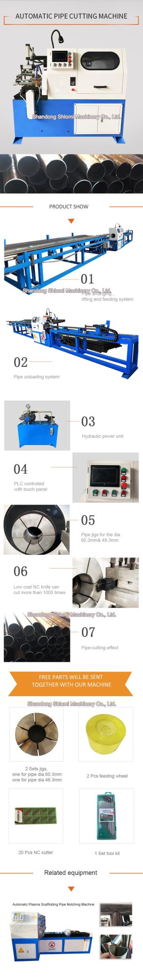 CNC Slicing Machine for Construction Steel Pipe