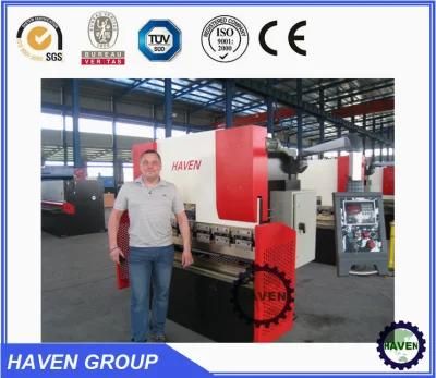 CNC Electric Hydraulic Synchronization Steel Plate Hydraulic Press Brake Machine WE67K