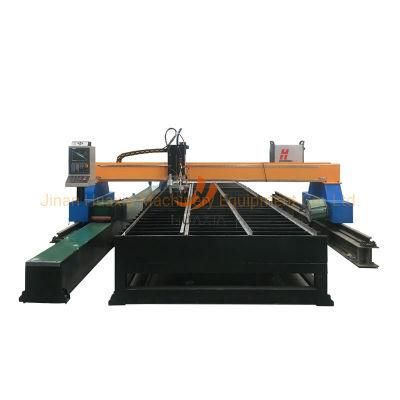 Jinan Huaxia Gantry Plasma CNC Cutting Machine with Exhaust System