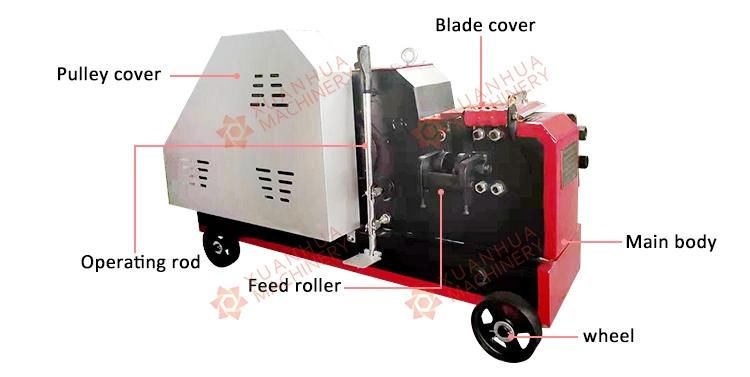 Portable Automatic Round Rebar Construction Steel Bar Cut off Cutter/Cutting Machine Price