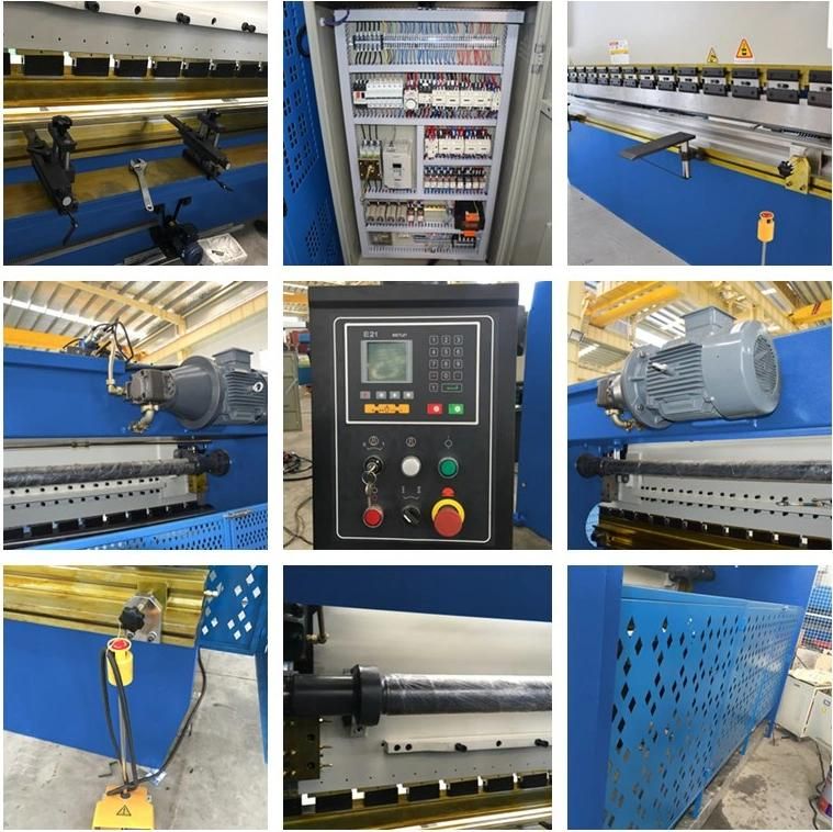 Wc67K 100t 3.2m Nc E21 Controller Hydraulic Press Brake Machine