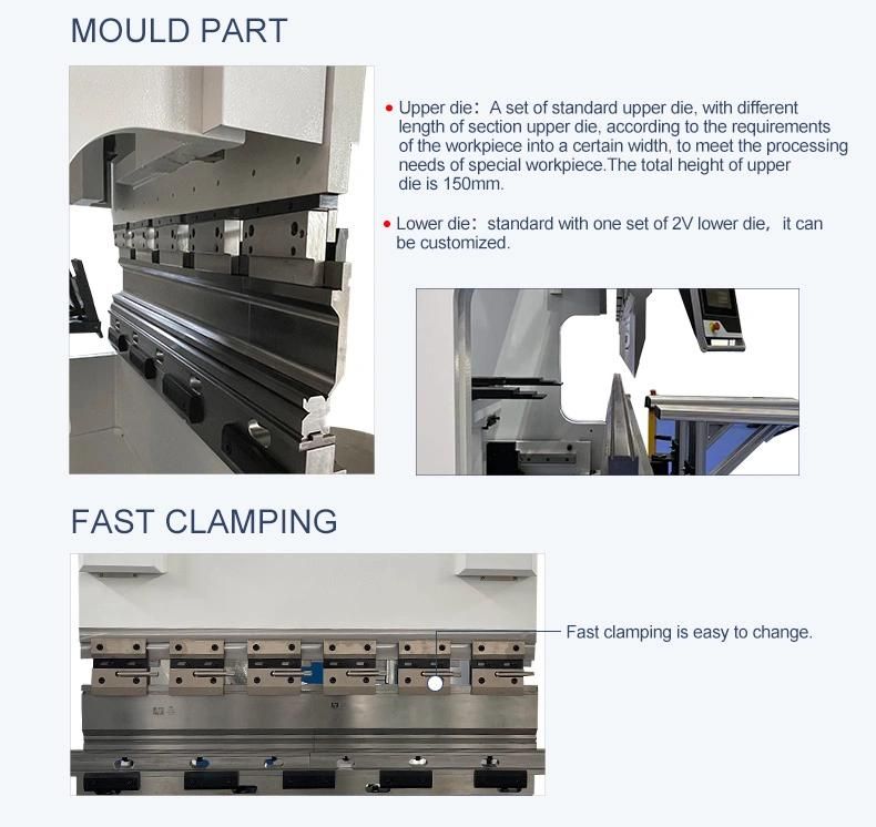 High Demand 500kn Repeated Positioning Accuracy 0.01mm 4+1 Axis Press Brake