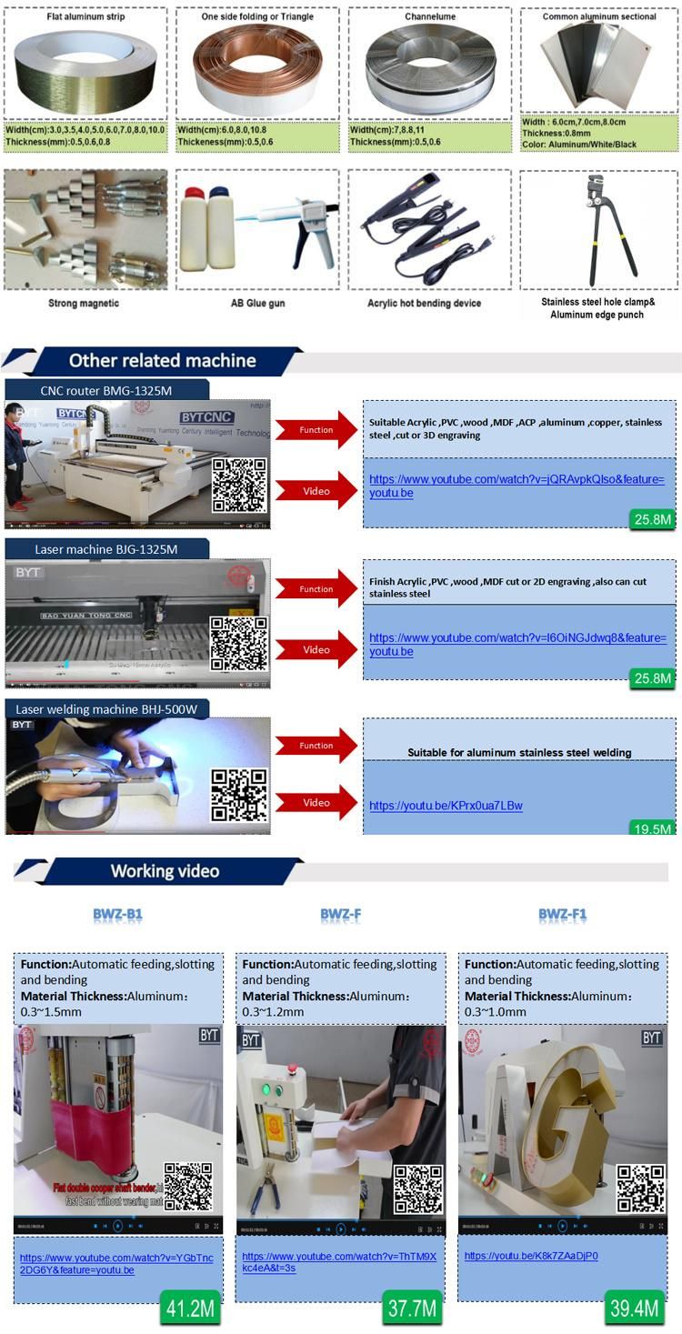 Professional Channel Letter Fully Auto Bending Machine