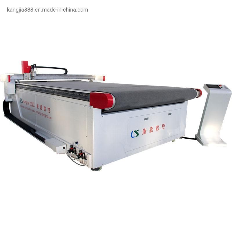 Computer Controlled CNC Automatic Oscillating Knife Protection Suit Cutting Machine High Precision