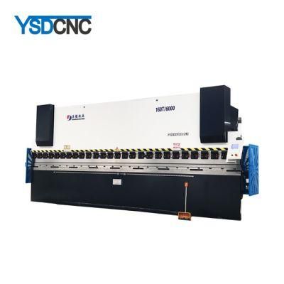 We67K-160t 6000 CNC Automatic Sheet Metal Hydraulic Cylinder Press Brake Delem Cyb Touch 8