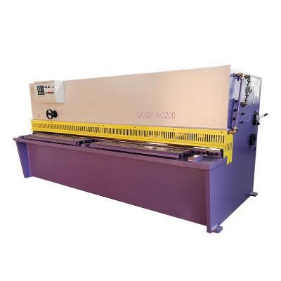 metal sheet processing machine QC12Y-8X3200 hydraulic shearing machine
