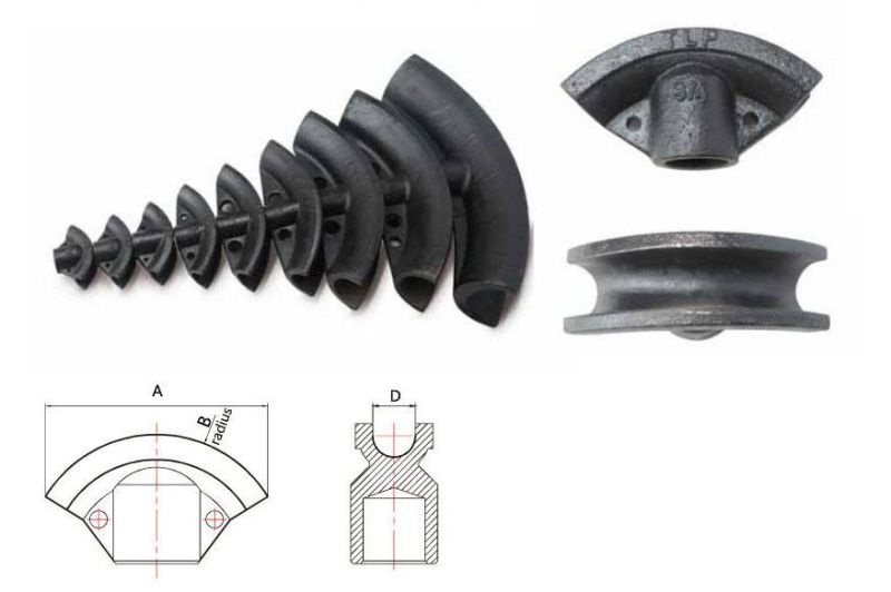 3" Pipe Bending Machine with 8PCS Bending Machine (HHW-3)