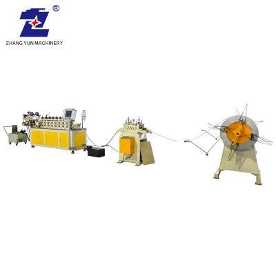 Remote Control Steel V Barrel Hoop Iron Making Machine for Construction