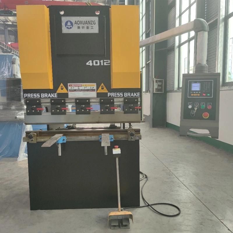 Small Press Brake Digital Display Cheap Press Brake Machine 40t 1200 Equipped with E21 Press Brake Controller Easy Operation