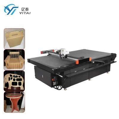 Carton Sample Box Making Fur Leather PU Fabric Vibration Knife Machine Blade Cutting Machine