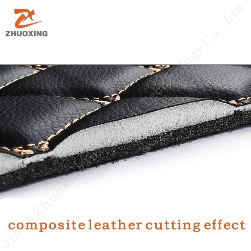 Jinan Factory Direct Sales Automatic Oscillating Cutting Knife Leather/Plastic Floor Mat Cutting Machine