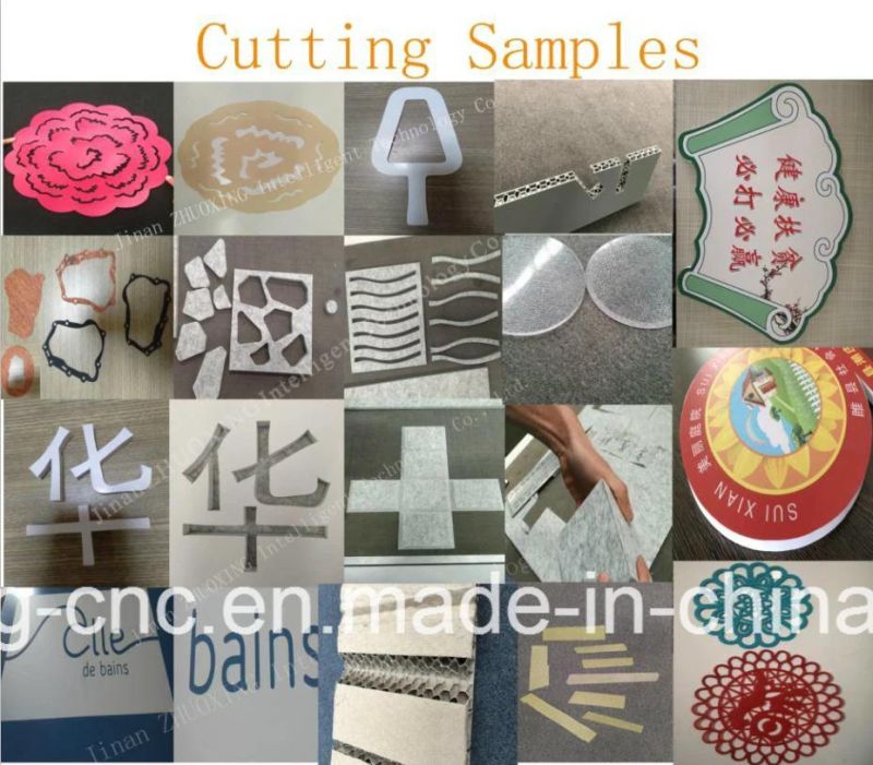 Automatic CNC Cutting Machine PVC Kt Board Acrylic Rubber PP Stickers