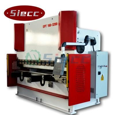 Siecc 110 Ton 3200mm 6axis CNC Press Brake with Delem Da 66t CNC System