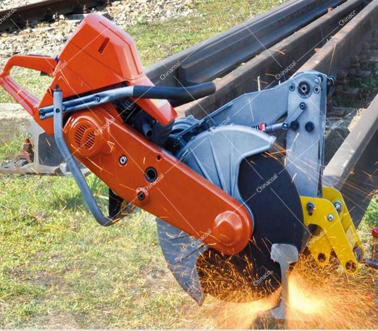 Portable Abrasive Rail Saw Internal Combustion Rail Cutting Machine