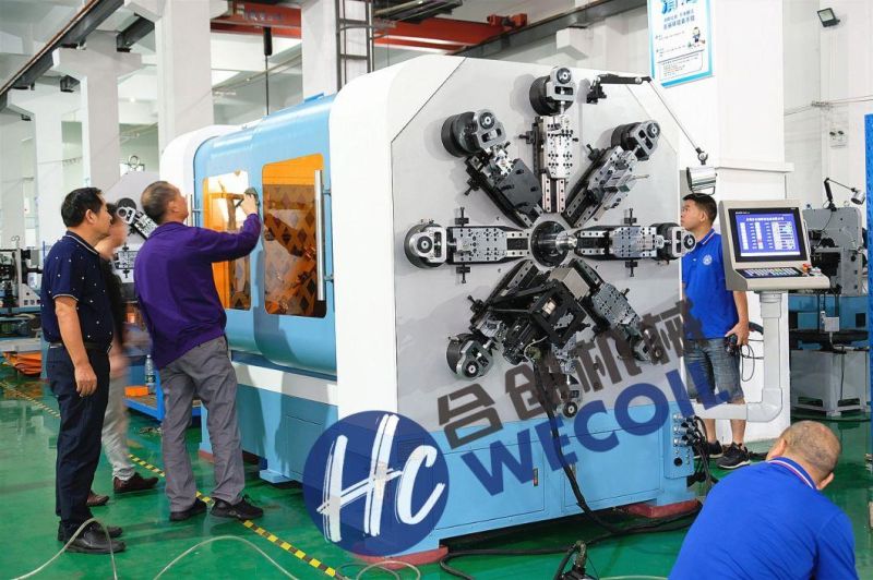 WECOIL HCT-1280 8mm 12-16 axis CNC Camless Agricultural Torsion Spring Machine